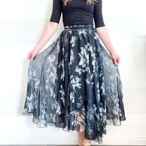 Floral Maxi Skirt